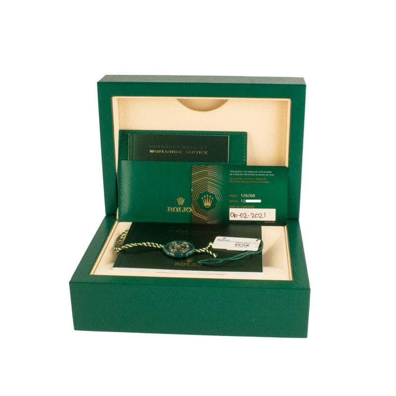 Rolex Datejust 126200 Silver Dial