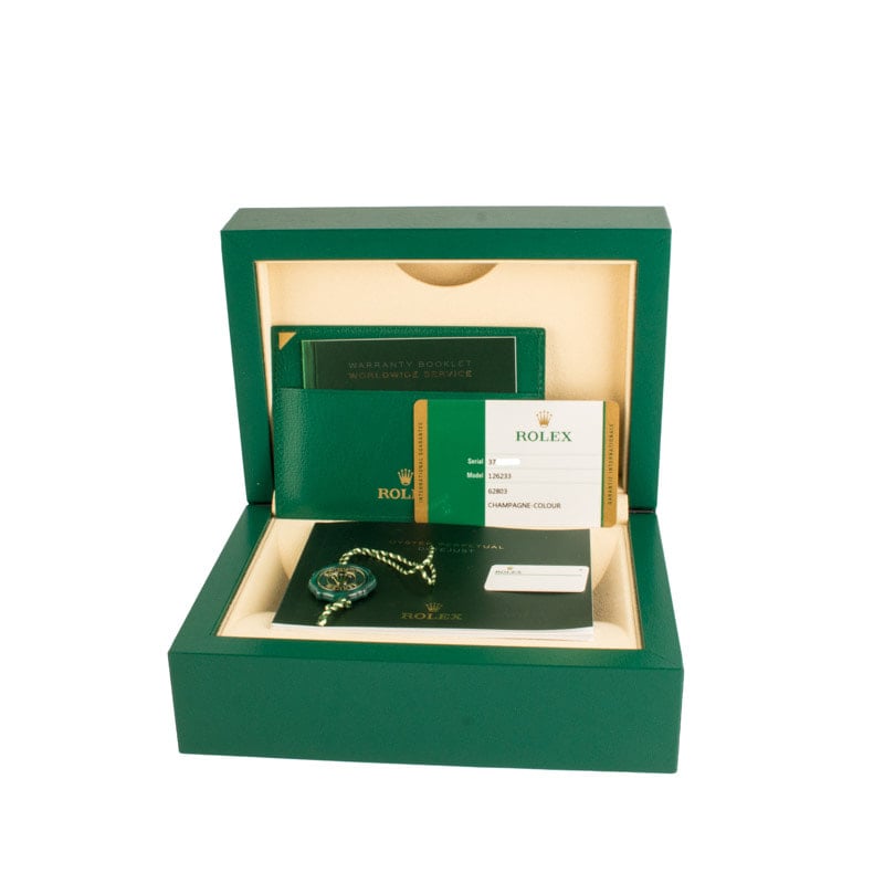 Rolex Datejust 126233 Champagne Dial