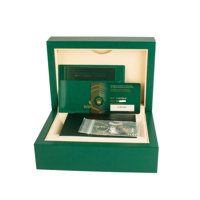 Rolex Daytona Cosmograph 116500 White Chromalight Dial