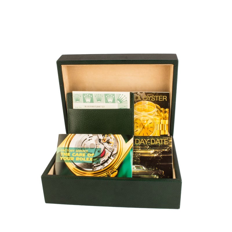 Rolex Day-Date 36 ref 18308 Barked Diamond Bezel