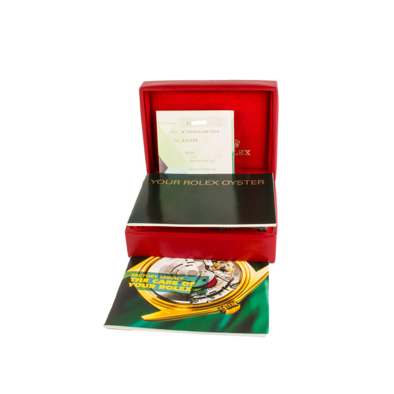 Lady Rolex Oyster Perpetual 76080 Silver Dial