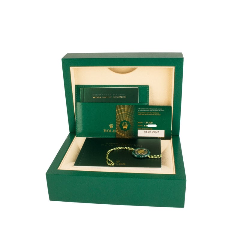 Rolex Oyster Perpetual 124300 Black Index Dial