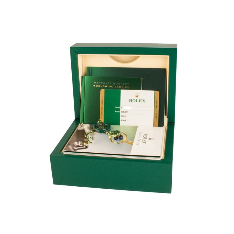 Rolex Datejust II ref 116300 Black Superluminova Dial