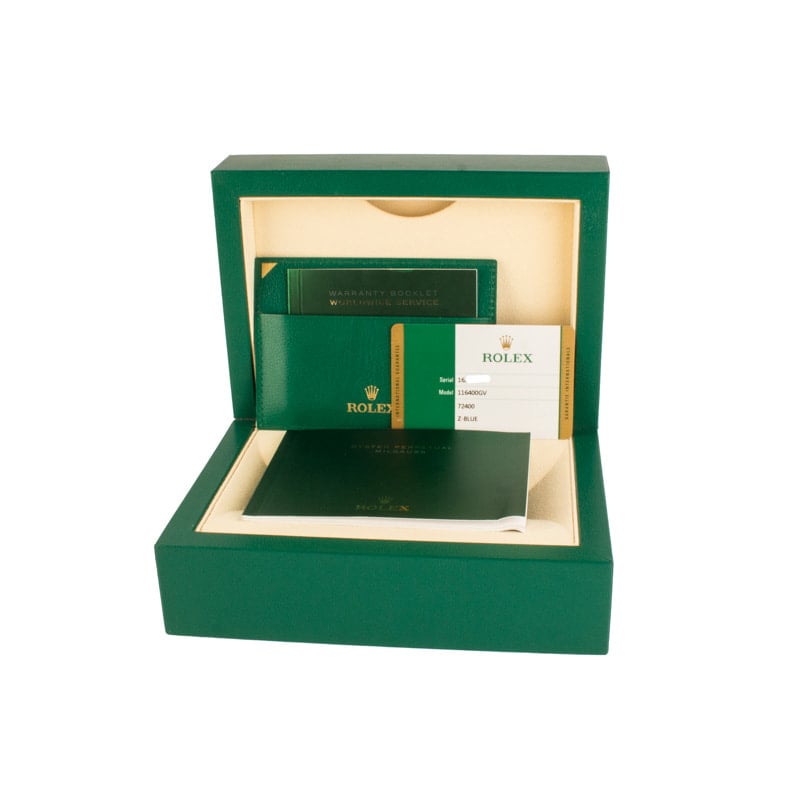 Rolex Milgauss Ref 116400GV Blue Dial