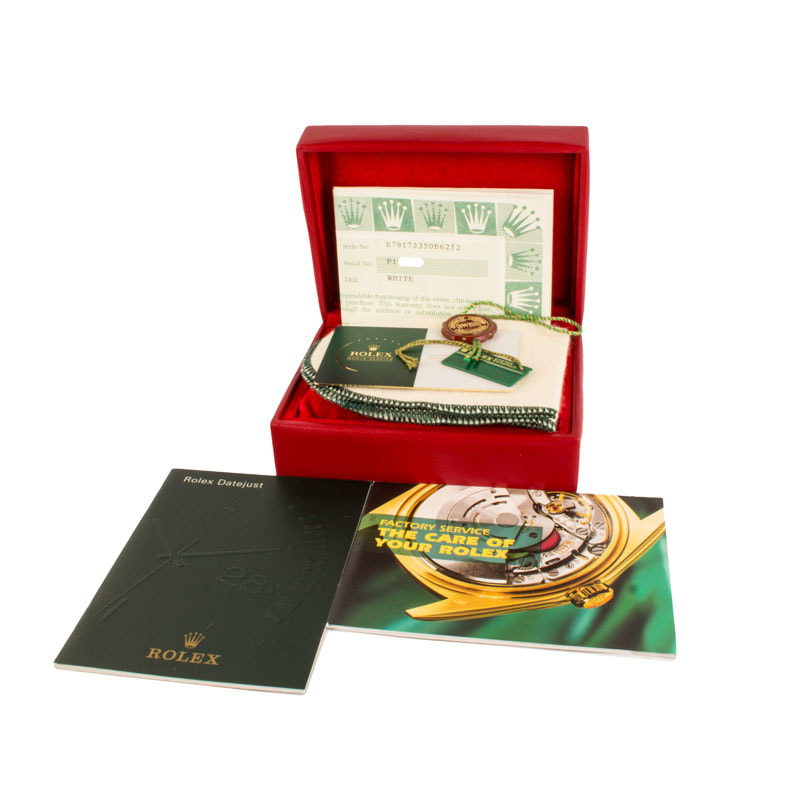 Lady Rolex Datejust 79173 White Dial