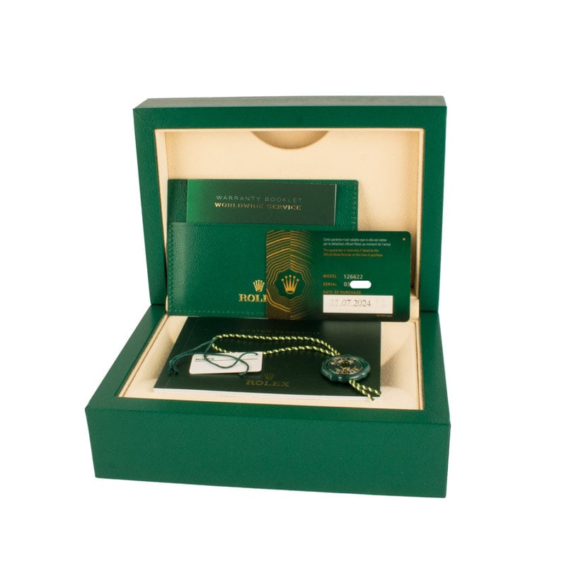 Pre-owned Rolex Yacht-Master Ref 126622 Blue Chromalight Dial