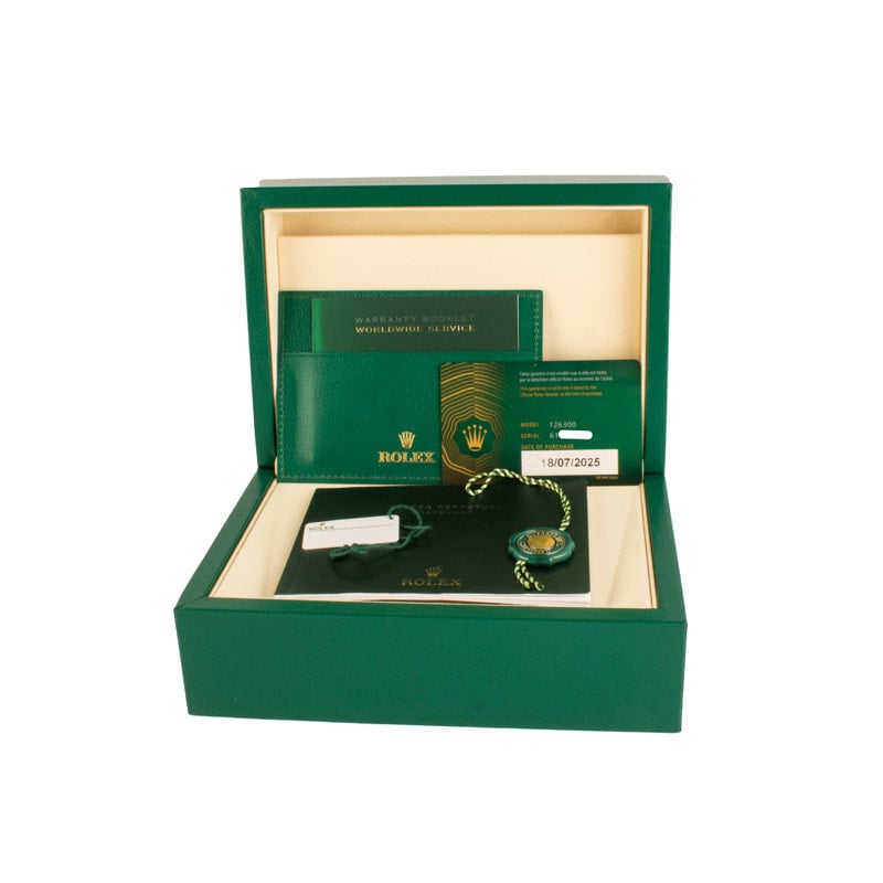 Pre-owned Rolex Datejust 41 126300 Mint Green Dial