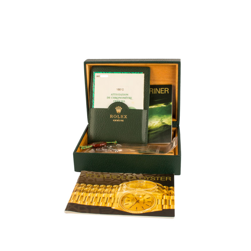 Pre-owned Rolex Submariner Ref 16610 Steel