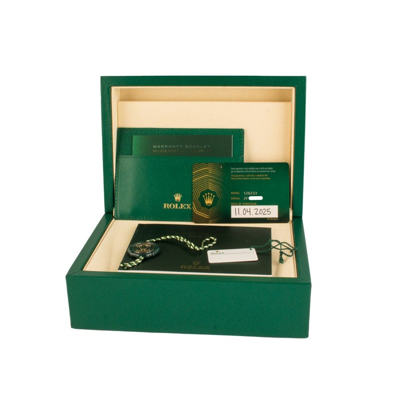 Pre-owned Rolex Datejust 36 126233 White Dial