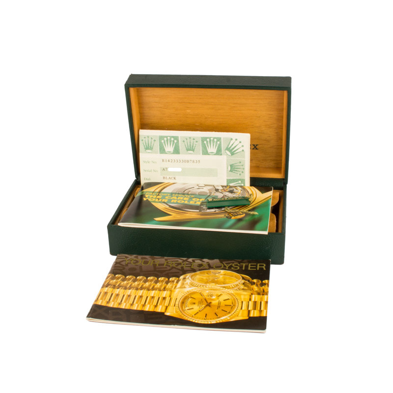 Pre-owned Rolex Oyster Perpetual 14233 Black Dial