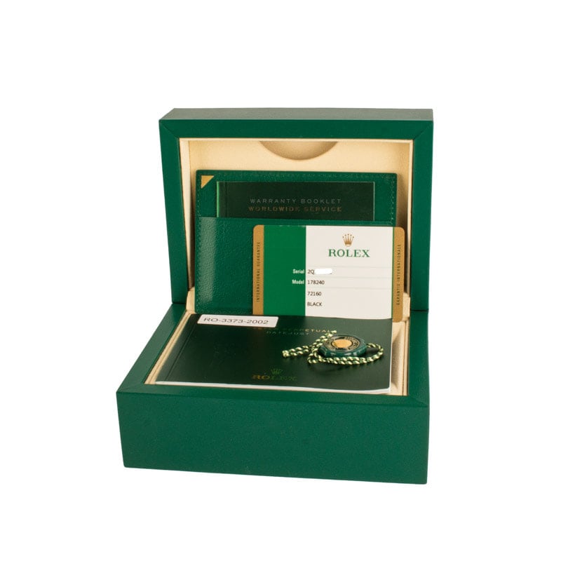 Rolex Datejust 31 Ref 178240 Black Dial