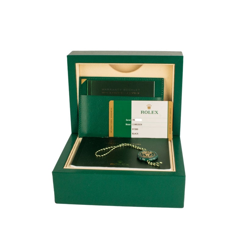 Pre-owned Rolex Submariner 116610 Black Dial