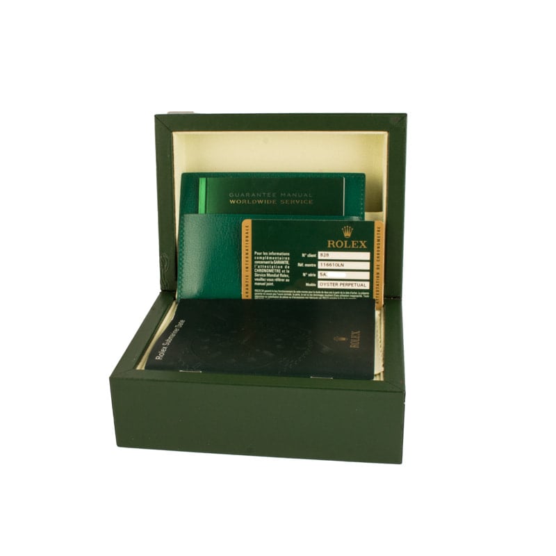 Used Rolex Submariner Ref 116610 Black Dial