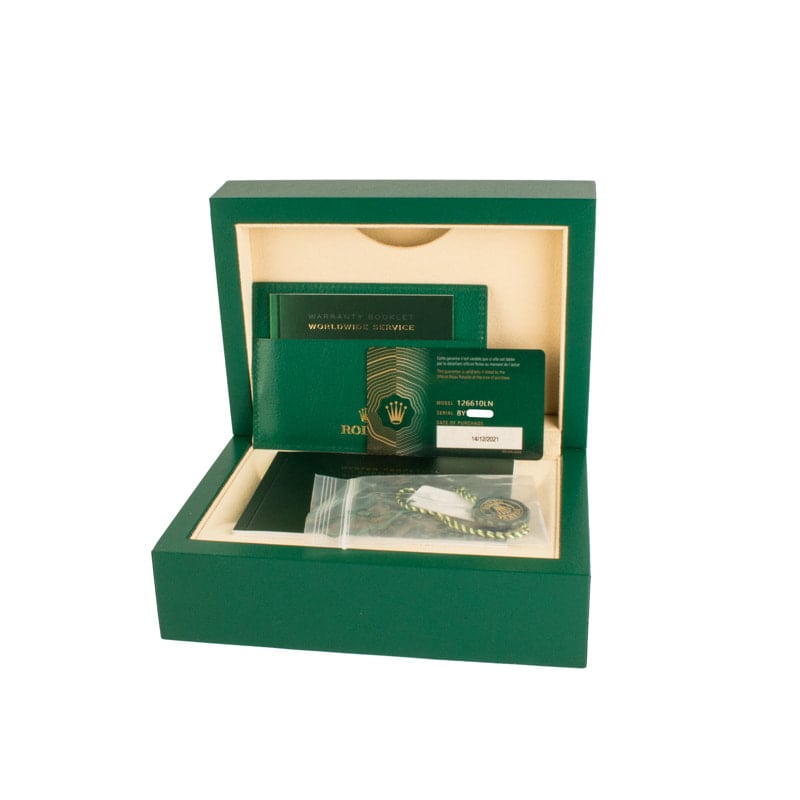 Rolex Submariner Ref 126610 Black Date Dial