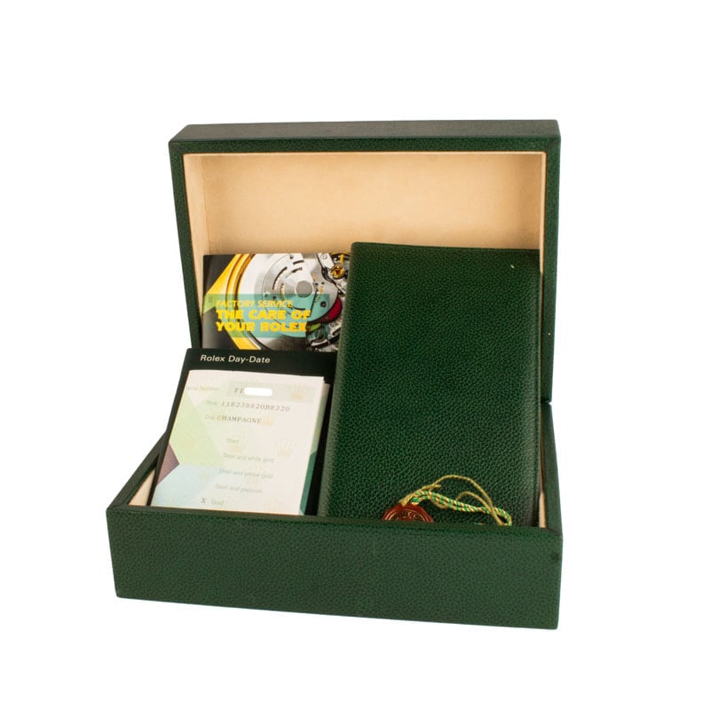 Pre-owned Rolex Day-Date ref 118238 Silver Dial