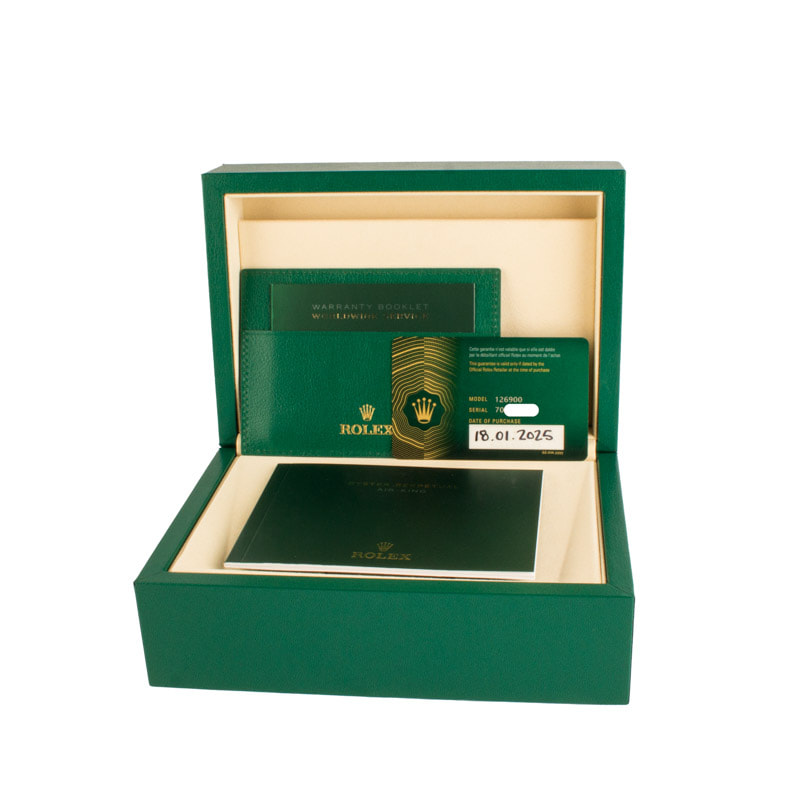 Rolex Air-King Ref 126900 Black Arabic Dial