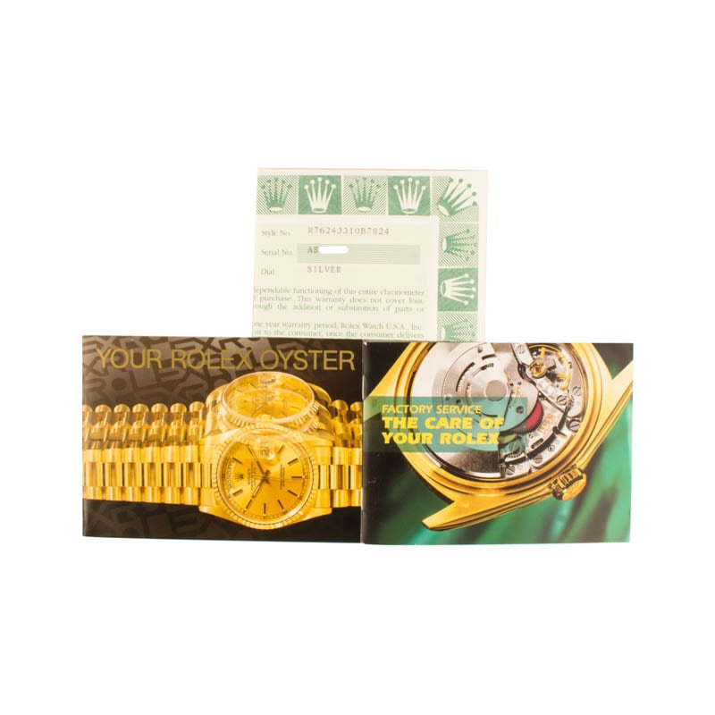 Ladies Rolex Oyster Perpetual 26 Steel & Gold 76243 Silver Dial