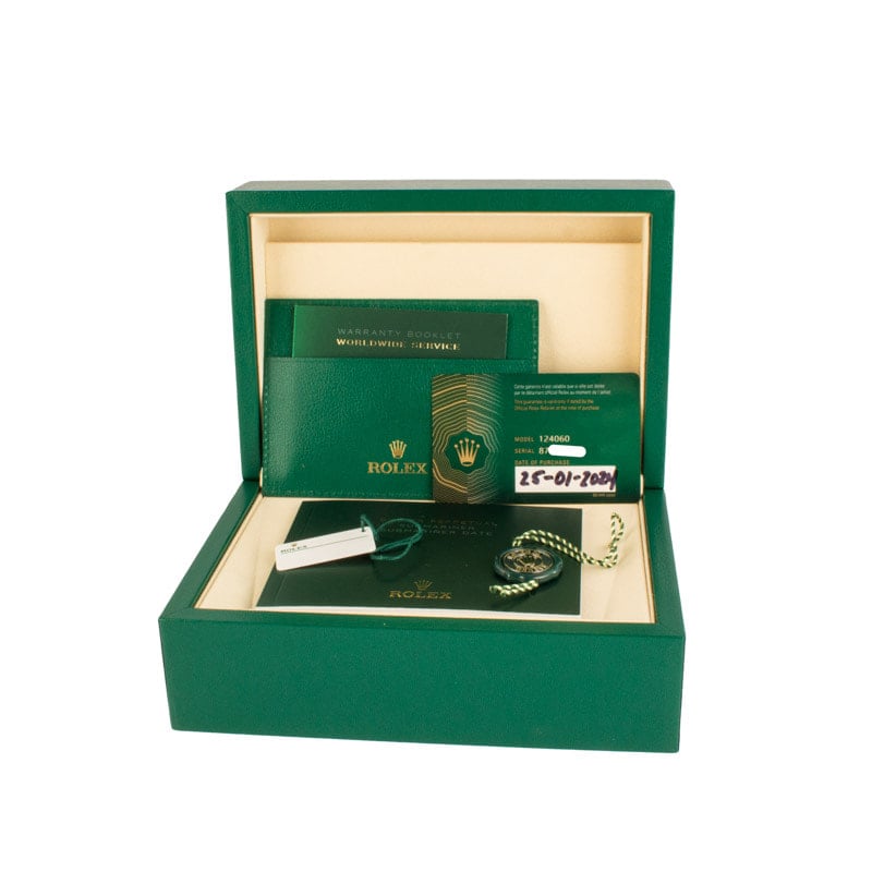 Used Rolex Submariner Ref 124060 Black No Date Dial