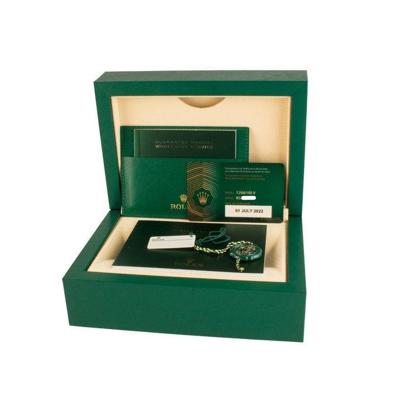 Rolex Submariner Ref 126610LV Green Bezel Starbucks