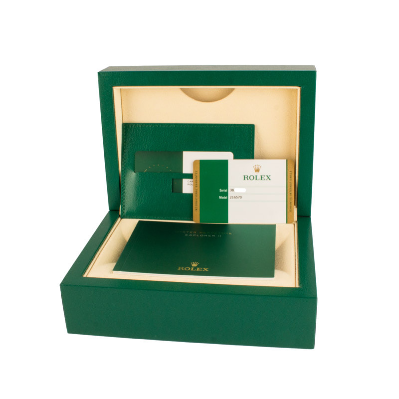 Rolex Explorer II Black Dial Ref 216570