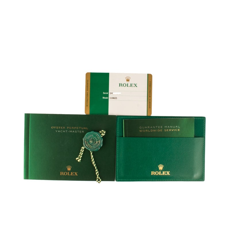 Used Rolex Yacht-Master 40 Ref 116621 Black Dial