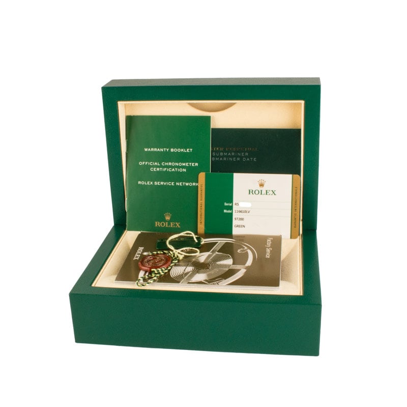 Rolex Submariner 116610LV Green Dial