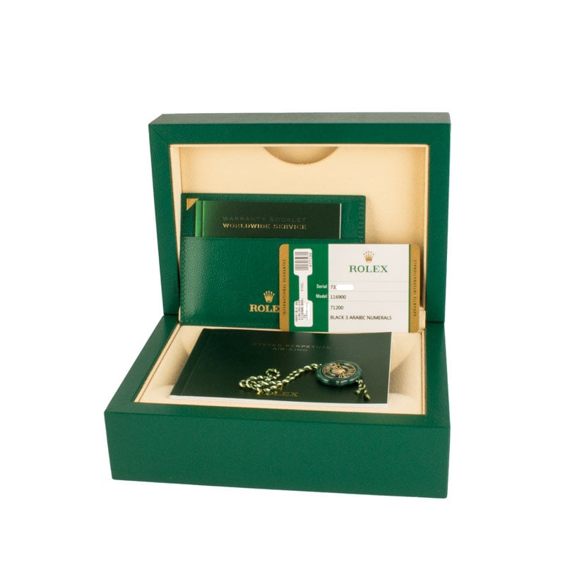 Used Rolex Air-King Ref 116900 Black Dial