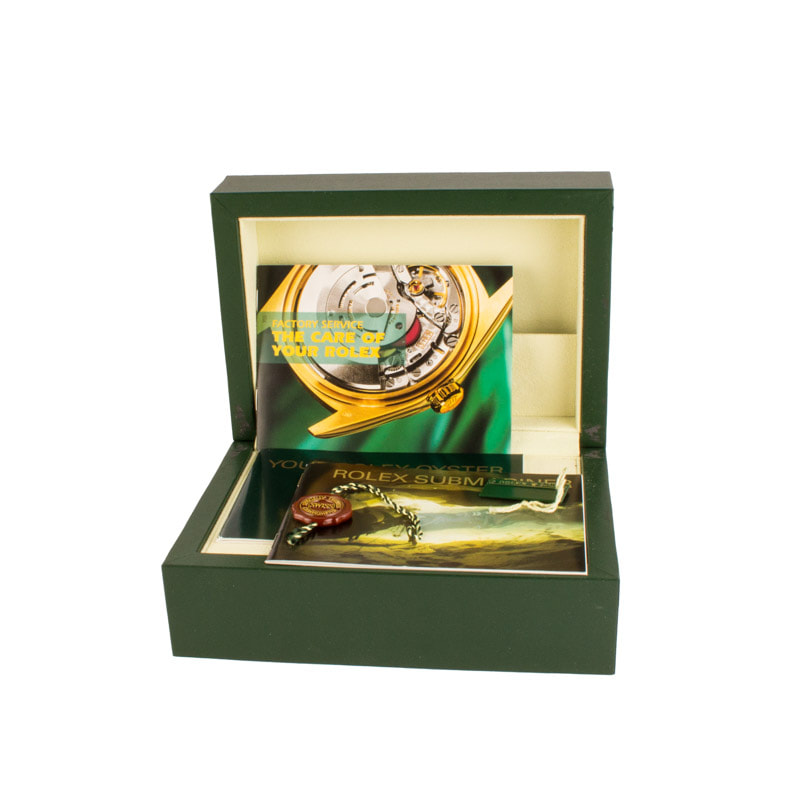 Men's Rolex Submariner 16613T Slate Serti Dial