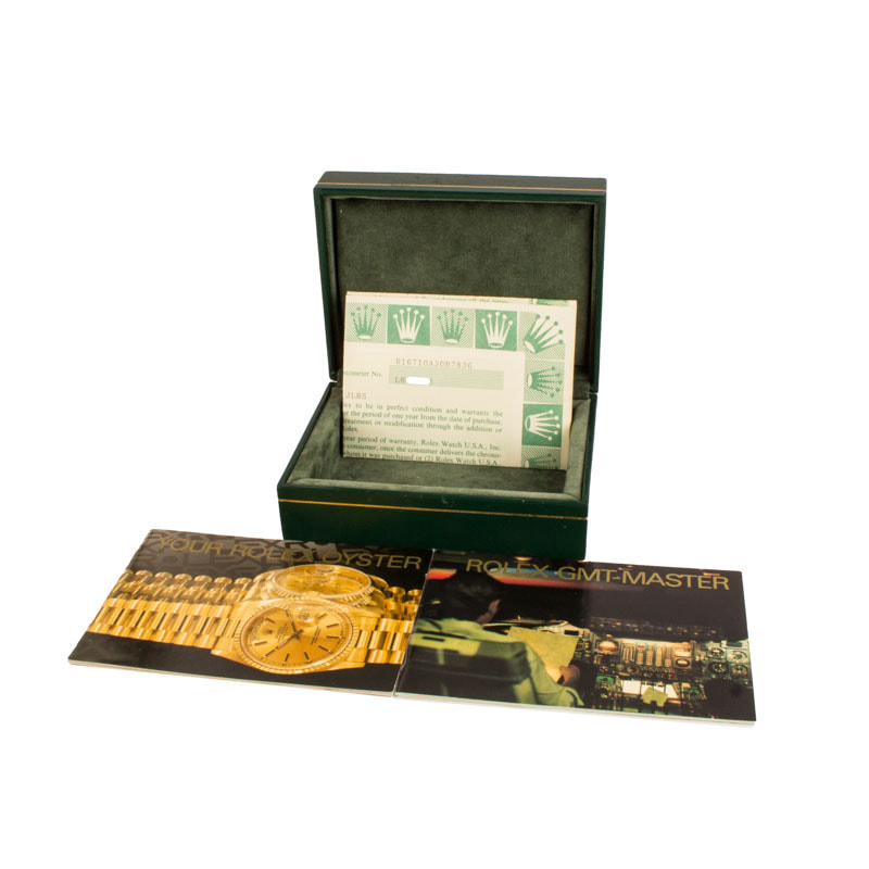 182817 Pre-owned Rolex GMT Master II Ref 16710 Coke