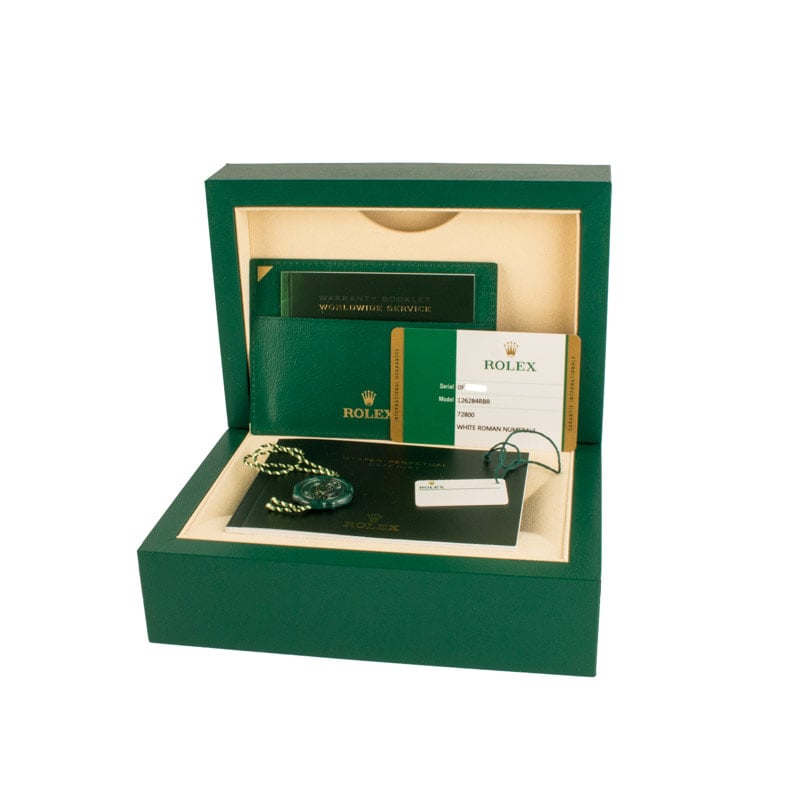 Rolex Datejust 126284 White Roman Dial