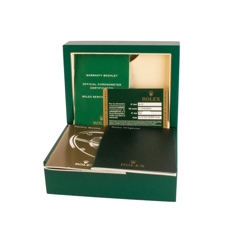 Used Rolex Milgauss Ref 116400V