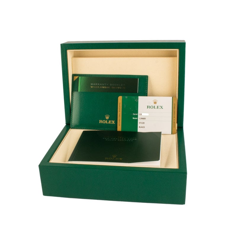 Rolex Sea-Dweller Red Lettering Dial 126600 Stainless Steel