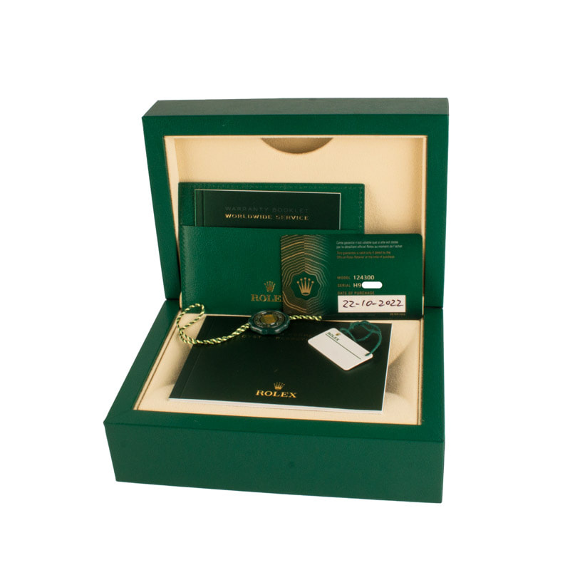 Rolex Oyster Perpetual Ref 124300 Black Dial