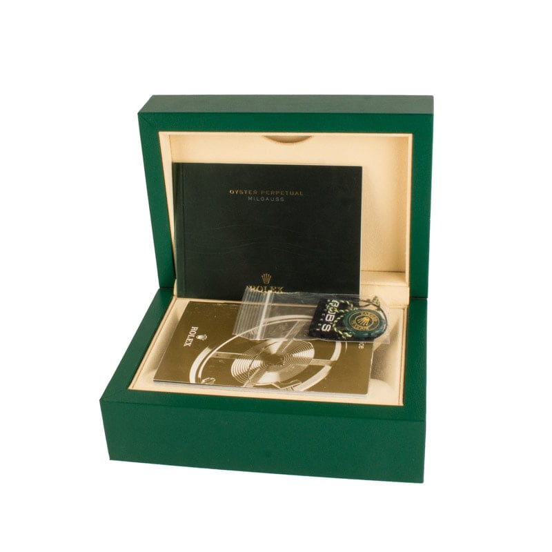 Used Rolex Milgauss Ref 116400 Blue Dial