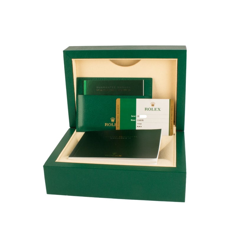 Rolex Explorer II 216570 Black Dial