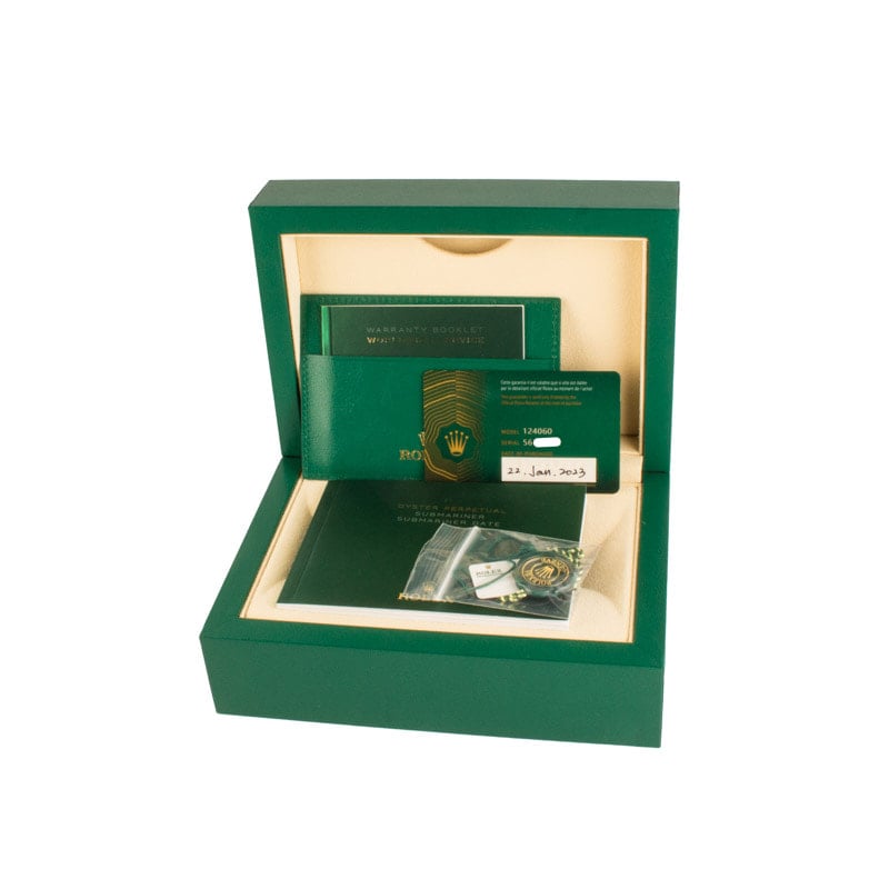 Rolex Submariner Black Dial 124060 Stainless Steel