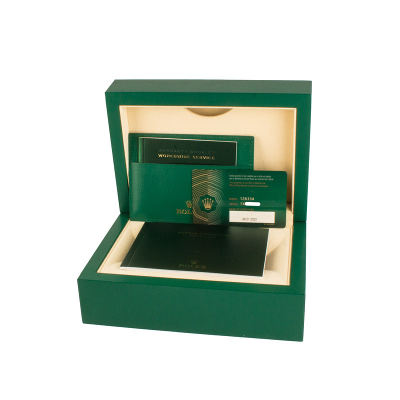 Used Rolex Datejust 41 Ref 126334 Black Diamond Dial