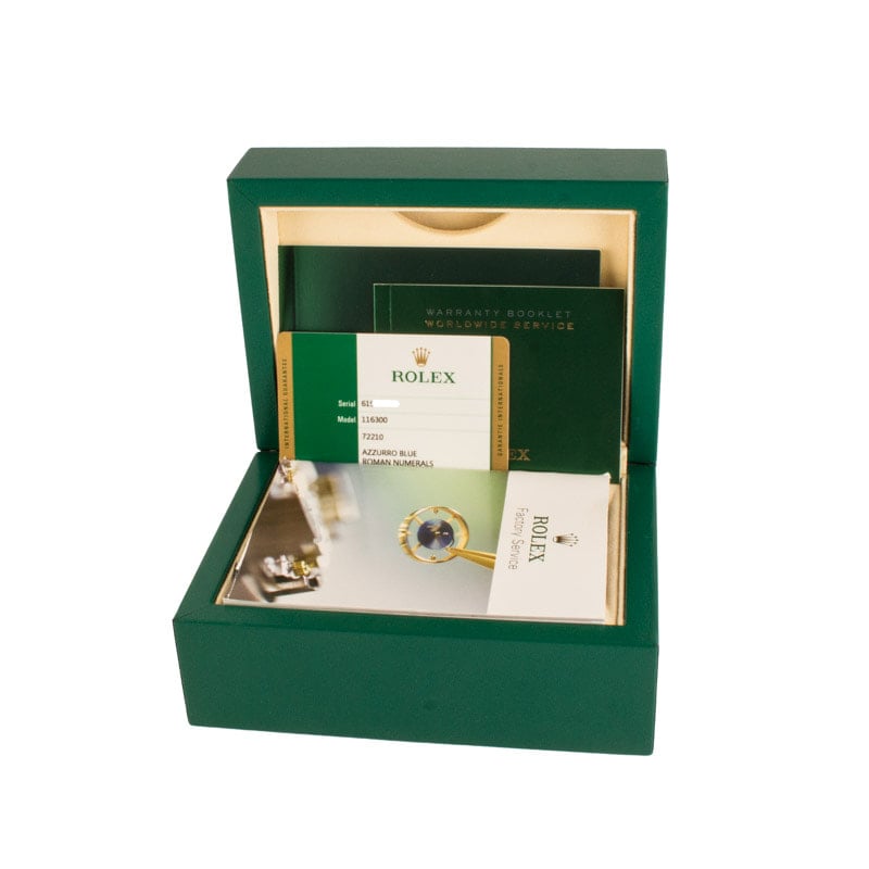Used Rolex Datejust 41 Ref 116300 Blue Roman