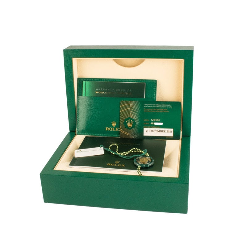 Men's Rolex Datejust 41 Ref 126334 Blue Dial