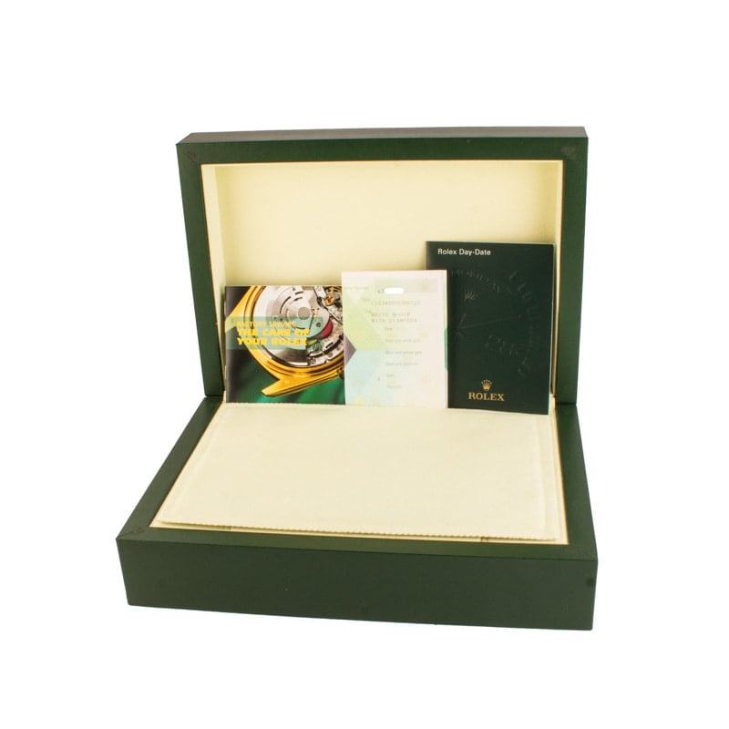 Rolex Day-Date 36 Yellow Gold 118348 Mother of Pearl Dial