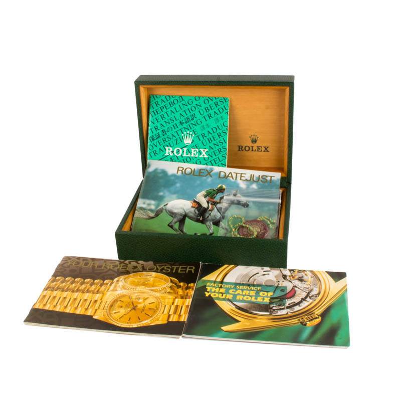 Used Rolex Datejust 36 ref 16233 Black Tapestry Dial