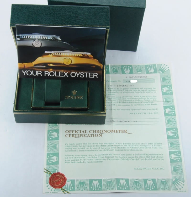 Men's Pre Owned Rolex Date Stainless and Gold 15053