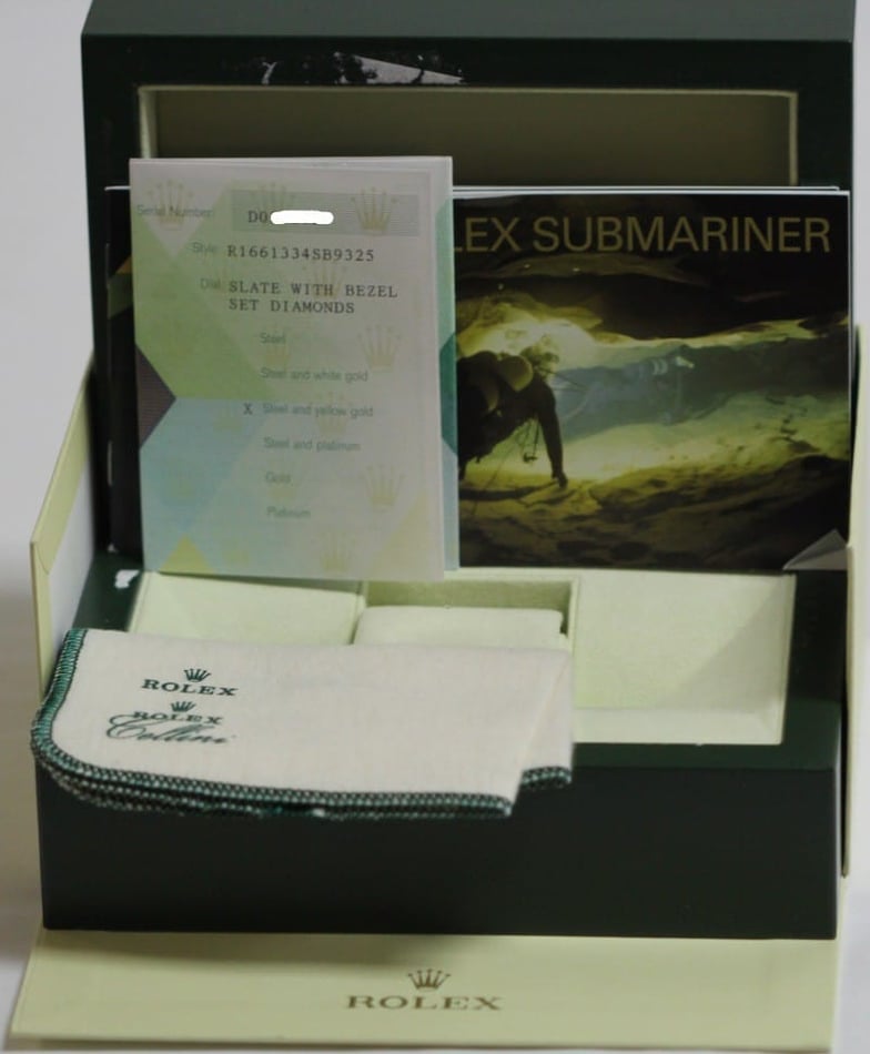 Rolex Men's Serti Dial Submariner 16613