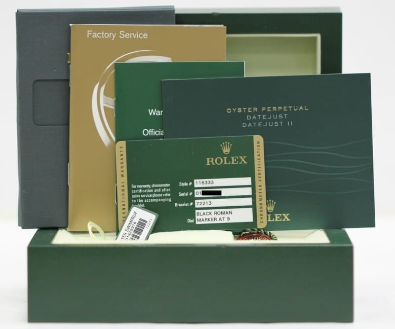 Rolex DateJust 41mm Roman Dial 116333