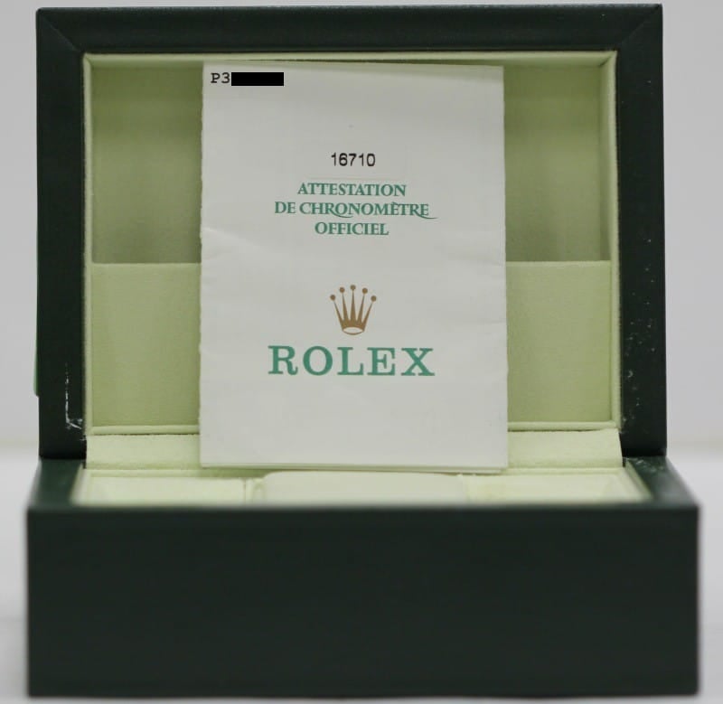 Rolex GMT-Master II Model 16710 Mens