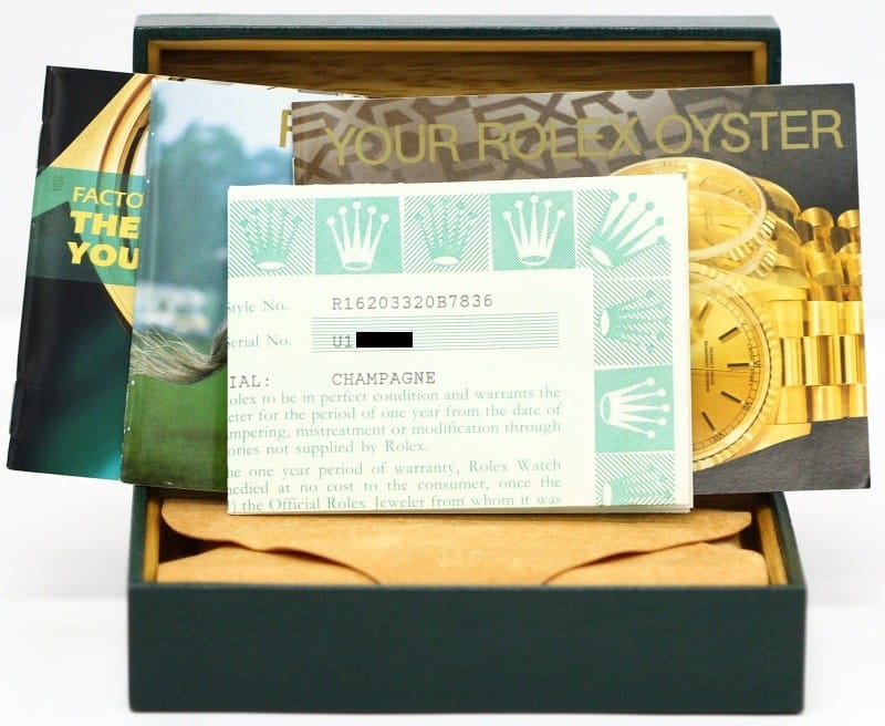 Rolex Oyster Datejust 16203