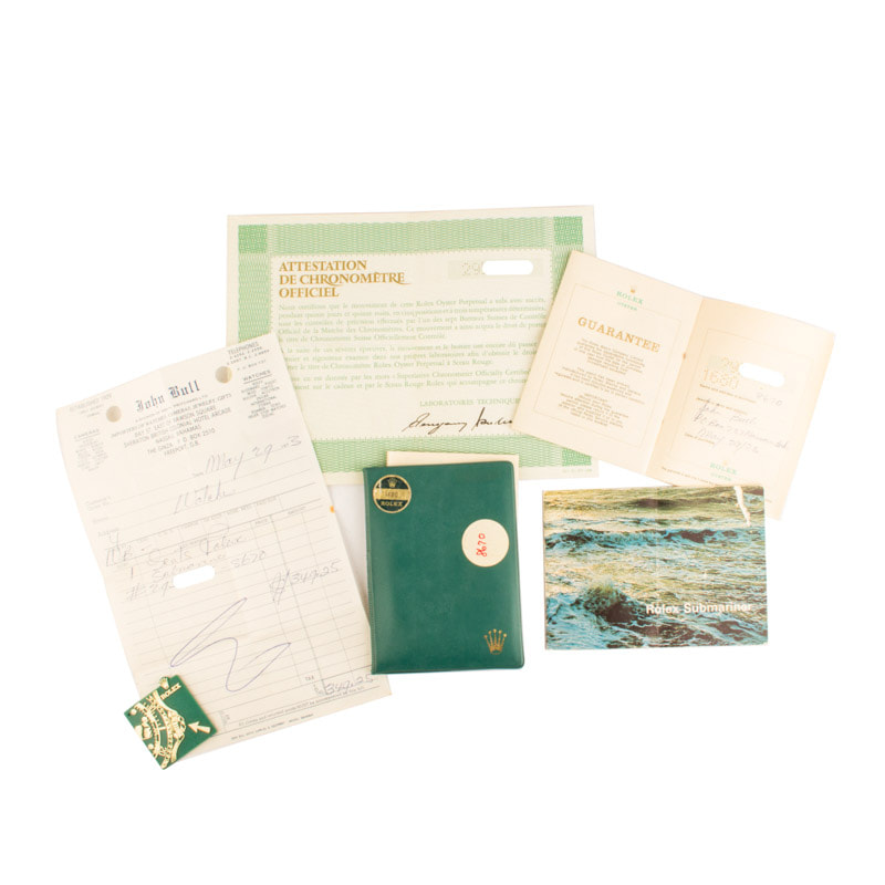 Vintage Rolex Red Submariner Ref 1680 Stainless Steel