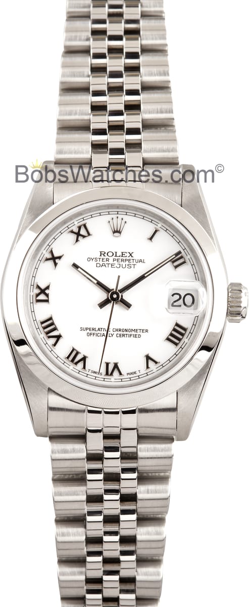 Rolex Oyster Perpetual DateJust White 