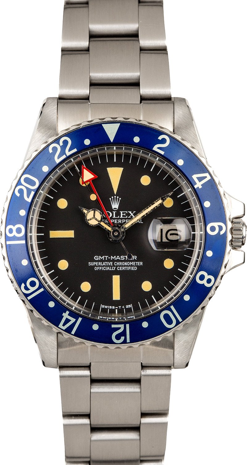 Vintage Rolex GMT Master 1675 Blueberry