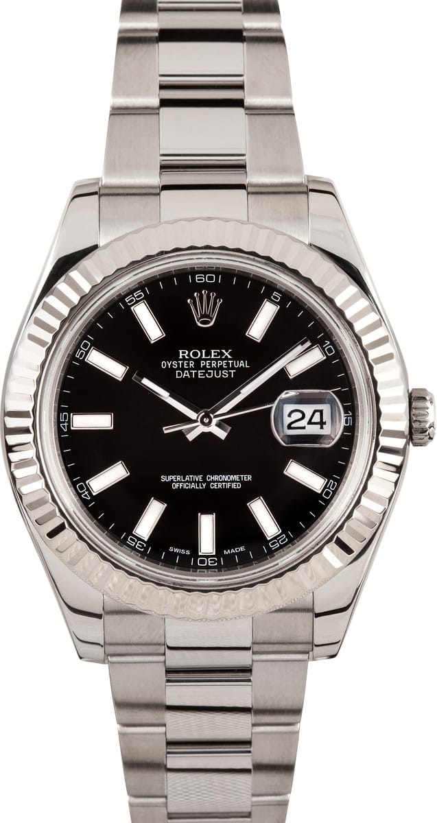 rolex datejust full black
